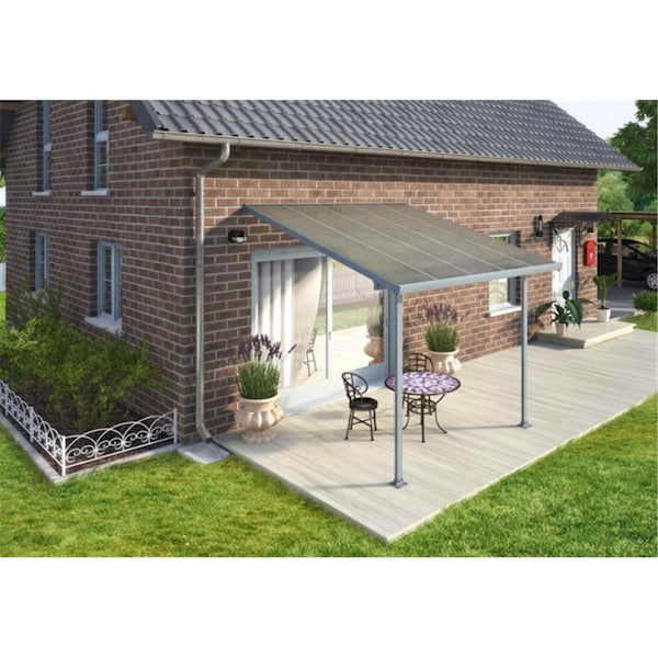 Palram - Canopia HG9410 Feria Patio Cover - 10 ft. x 10 ft. - Gray
